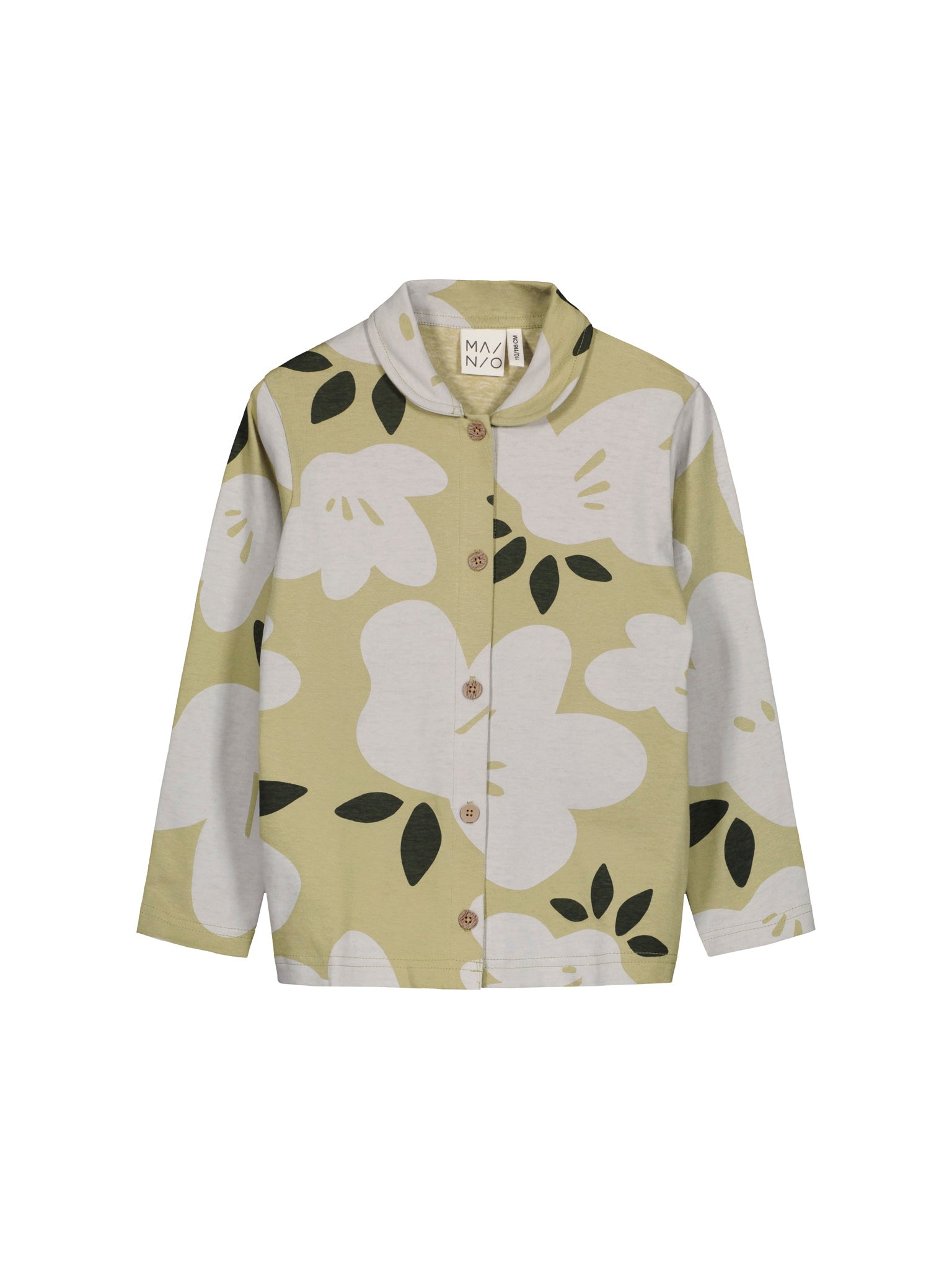 Blossoms collar shirt