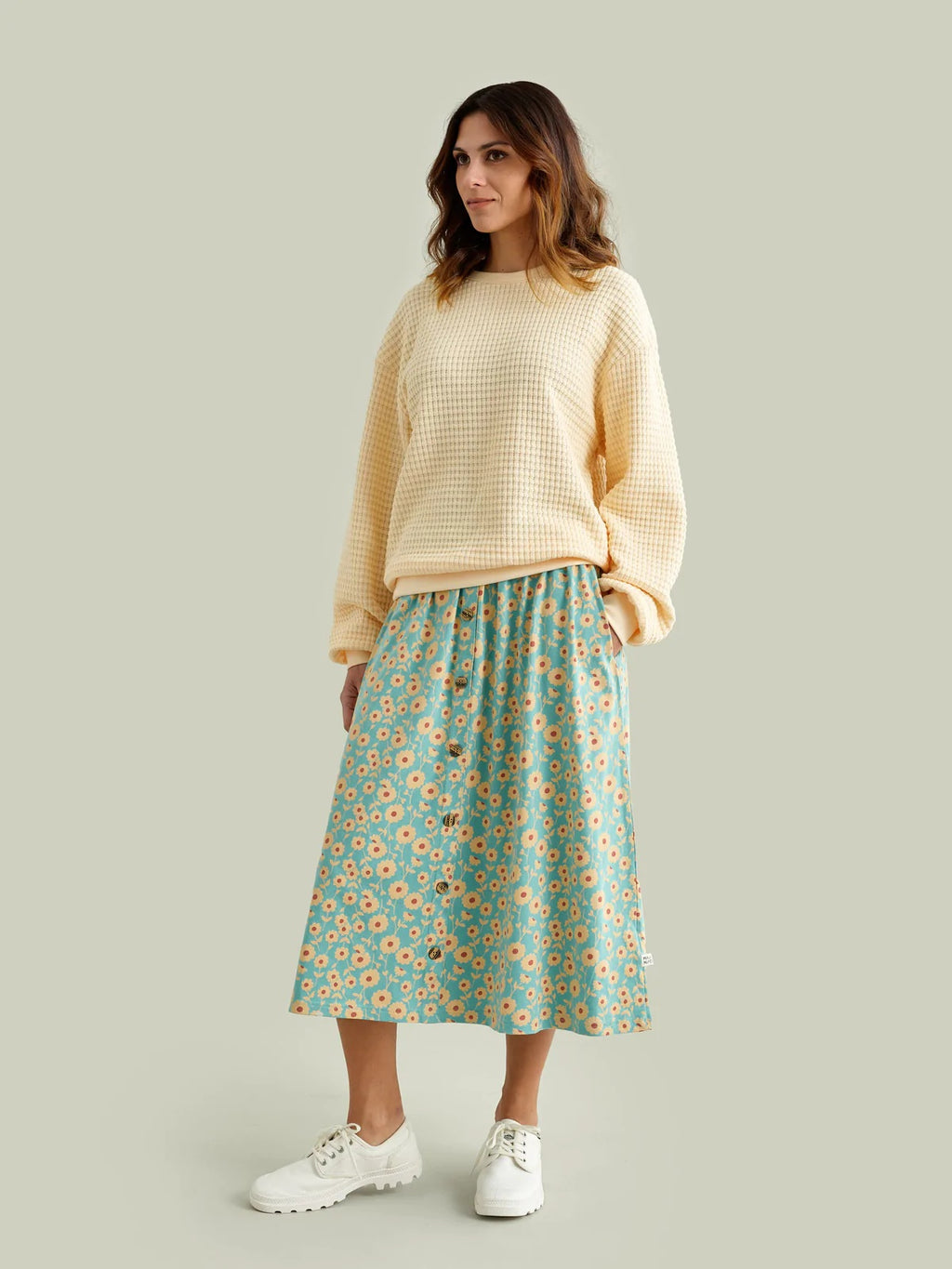 Stardust button skirt, adults