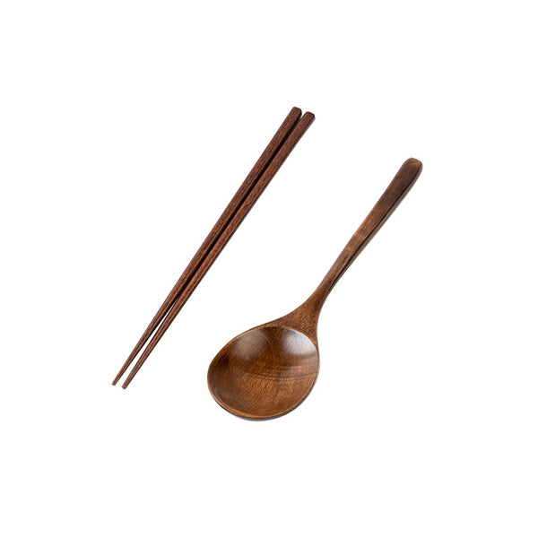 Phoebe Wooden Chopsticks Spoon Set