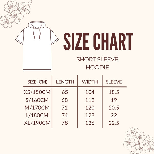 Logo short sleeve hoodie