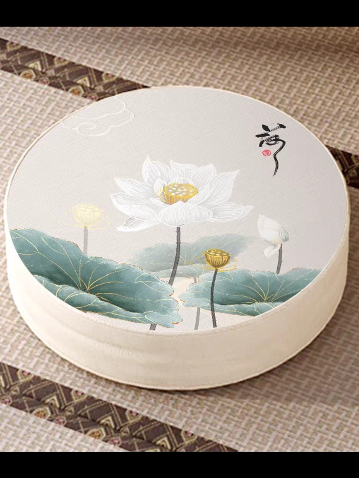 Veija Lotus Cushion 50cm x 8cm