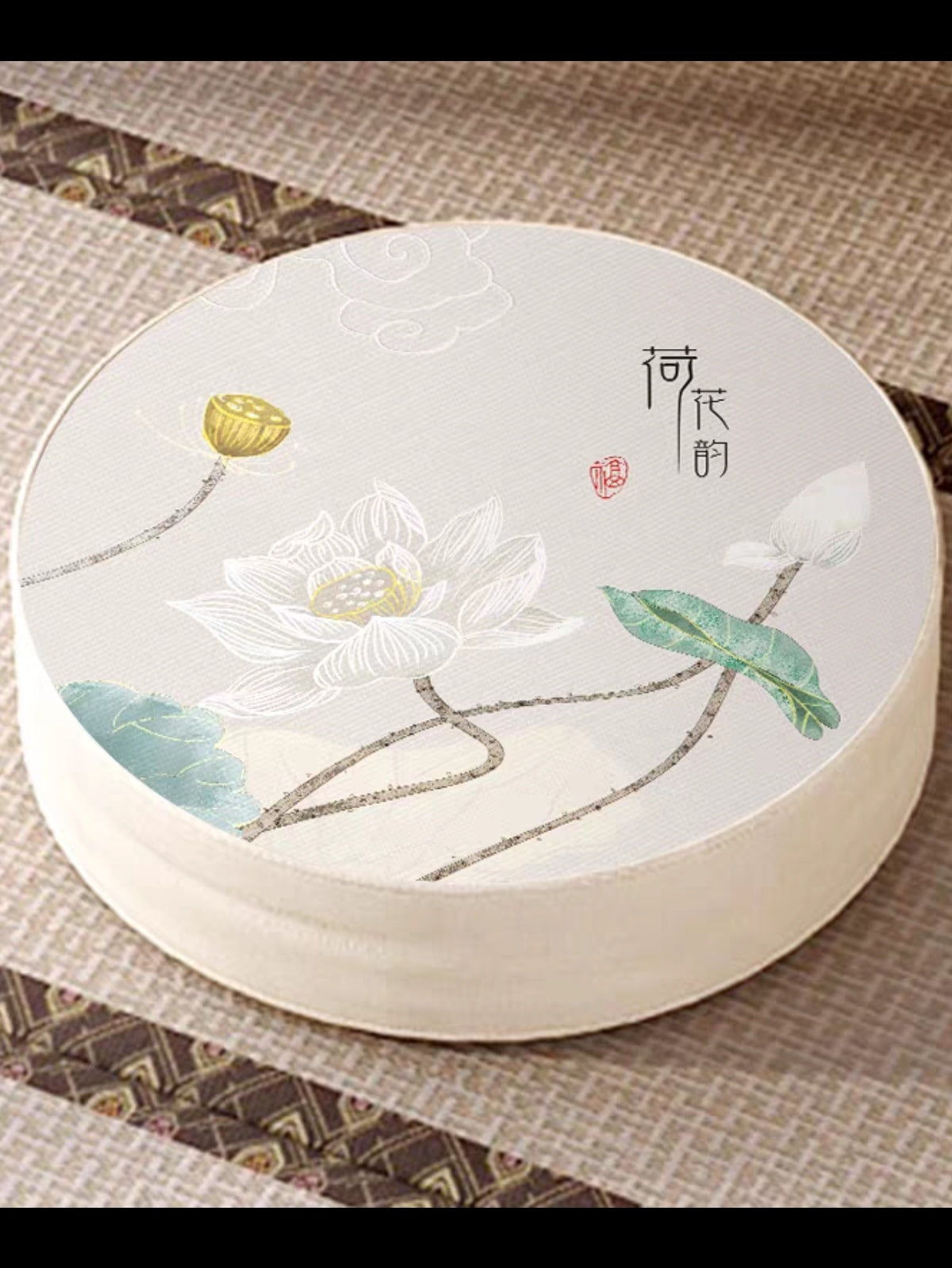 Veija Lotus Cushion 50cm x 8cm