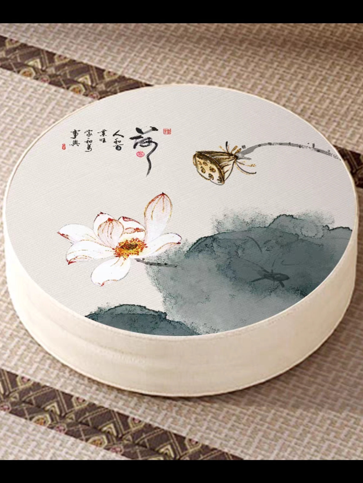 Veija Lotus Cushion 50cm x 8cm