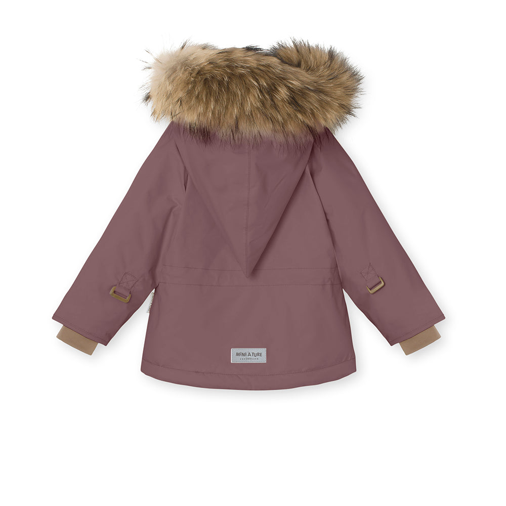 WANG WINTER JACKET FUR, Huckleberry Plum