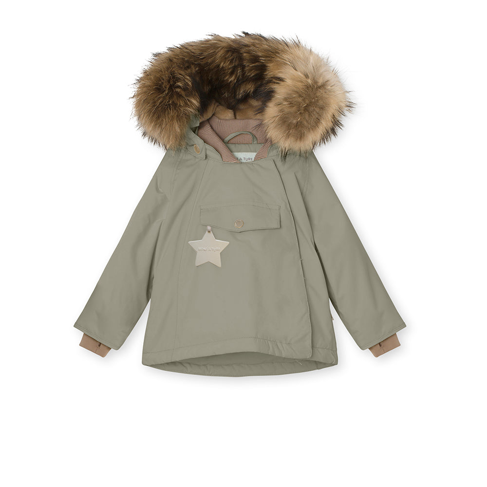 WANG WINTER JACKET FUR, Vert
