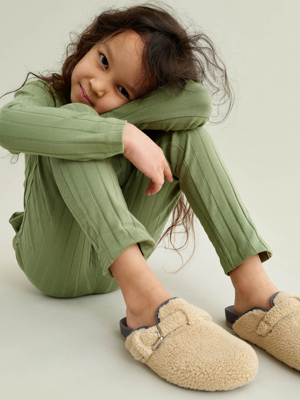 Wide Rib Leggings, sage